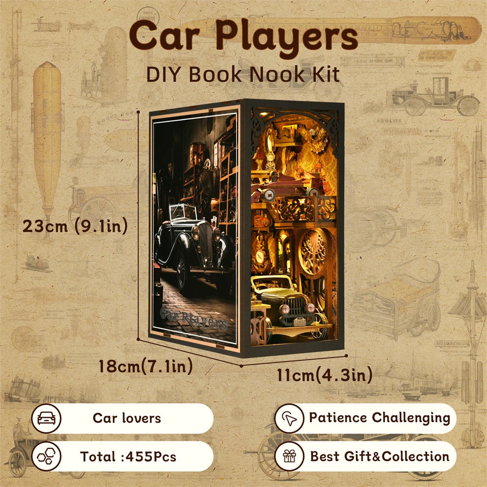 DIY Book Nook Kit | Car Players