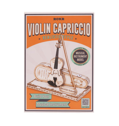 ROKR Violin Capriccio Model 3D Wooden Puzzle TG604K