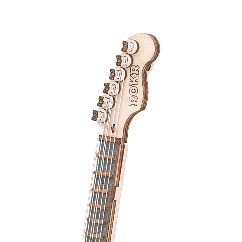 ROKR Electric Guitar Model 3D Wooden Puzzle TG605K