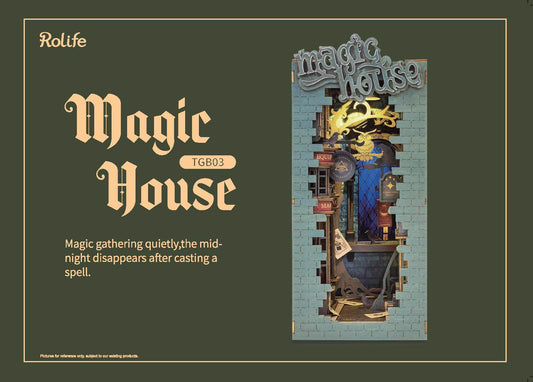 Rolife Magic House DIY Book Nook TGB03 | English Manual