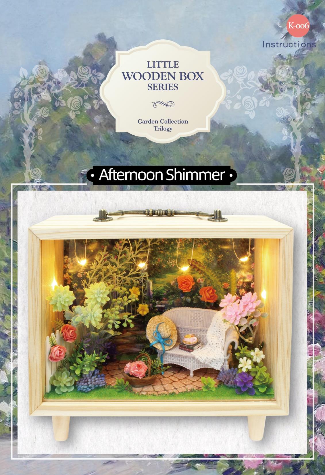 Afternoon Shimmer Little Wooden Box Series K-006 | English Manual