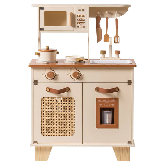 Robud Mocha Montessori Wooden Play Kitchen WCF25