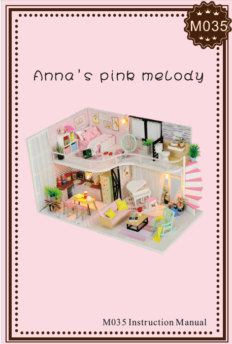 Ann's Pink Melody M035 | English Manual