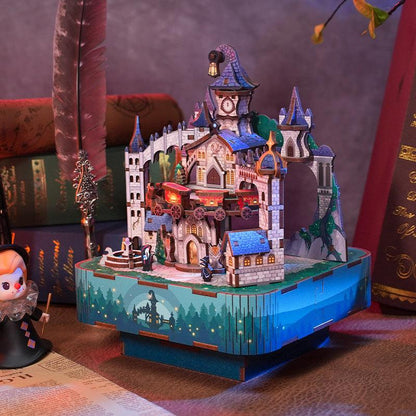 DIY 3D Wooden Puzzle Music Box | Magical Castle - The Emporium