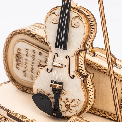 ROKR Violin Capriccio Model 3D Wooden Puzzle TG604K