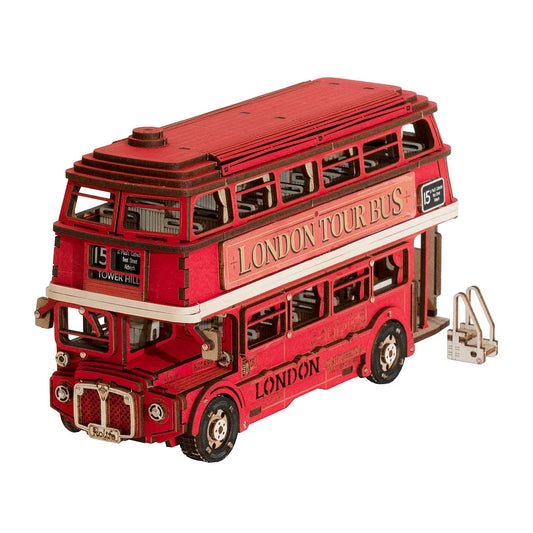 3D Wooden Puzzle | Rolife London Tour Bus TGM02