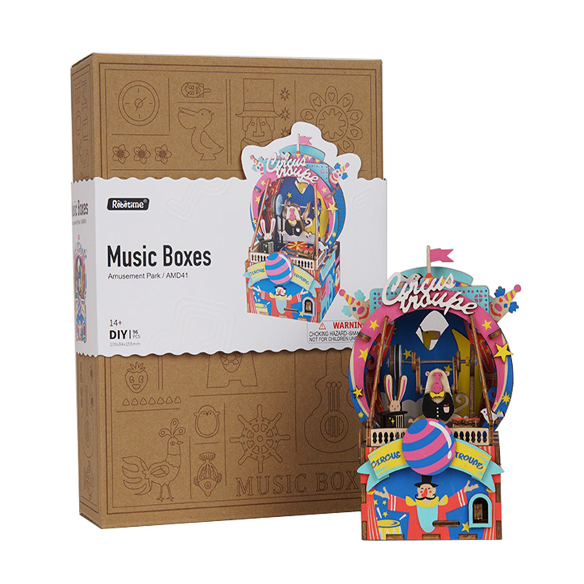 Rolife Amusement Park Music Box AMD41 | English Manual