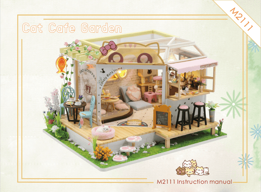 Cat Cafe Garden M2111 | English Manual