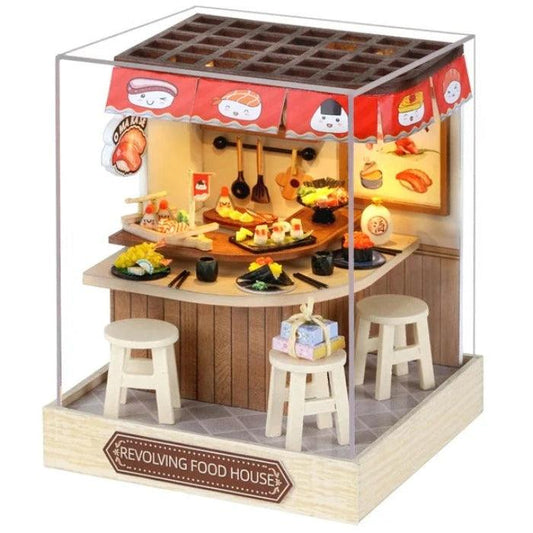 Corner of Happiness Palm-Sized DIY Miniature Room Series | Revolving Food House - The Emporium