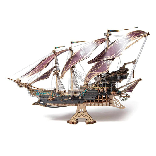 Corsair: Future Steampunk Pirate Ship | 3D Wooden Puzzle - The Emporium