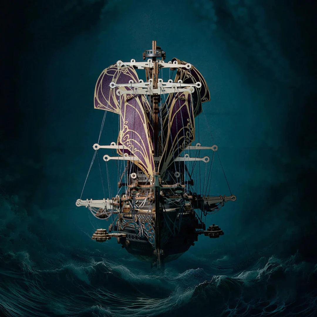 Corsair: Future Steampunk Pirate Ship | 3D Wooden Puzzle - The Emporium