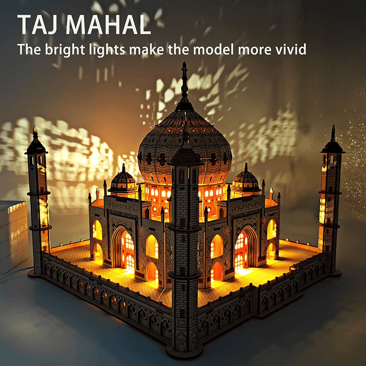 DIY Taj Mahal 3D Wooden Puzzle - The Emporium