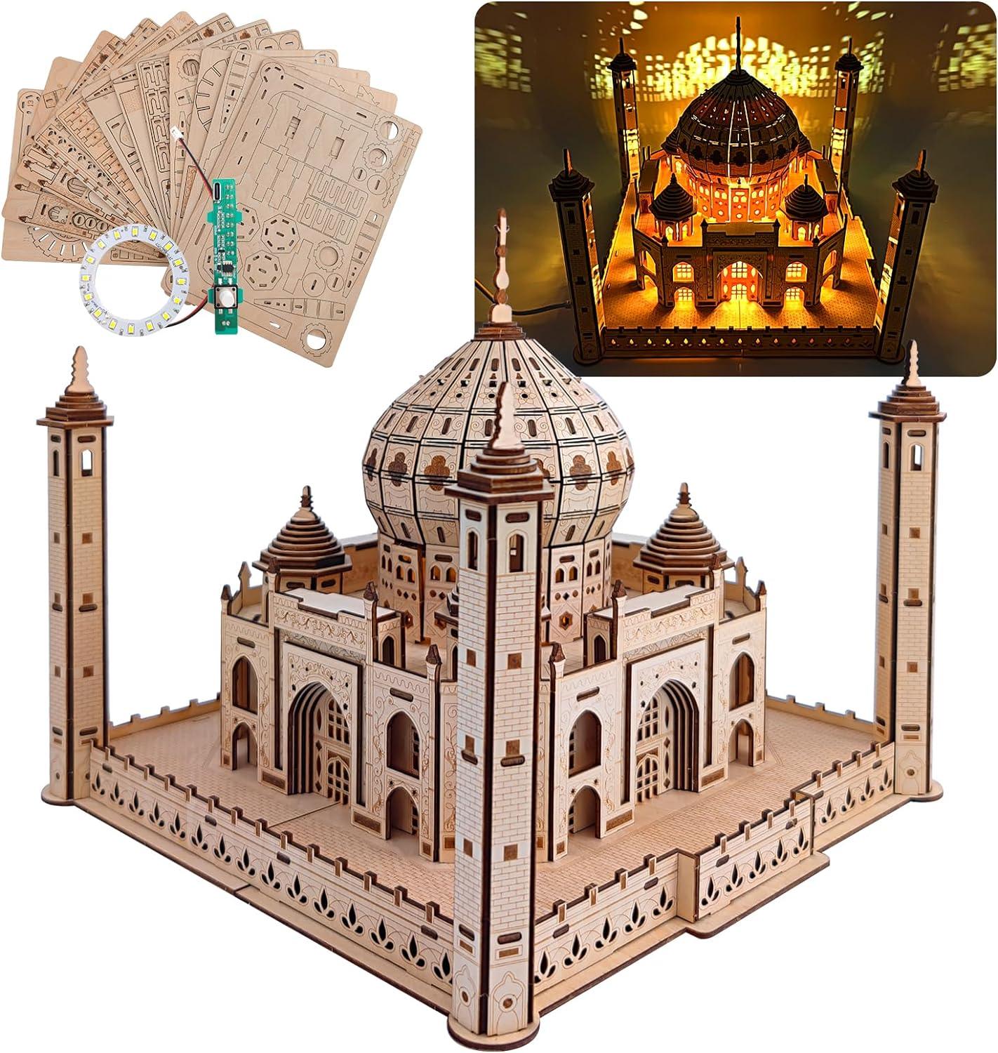 DIY Taj Mahal 3D Wooden Puzzle - The Emporium