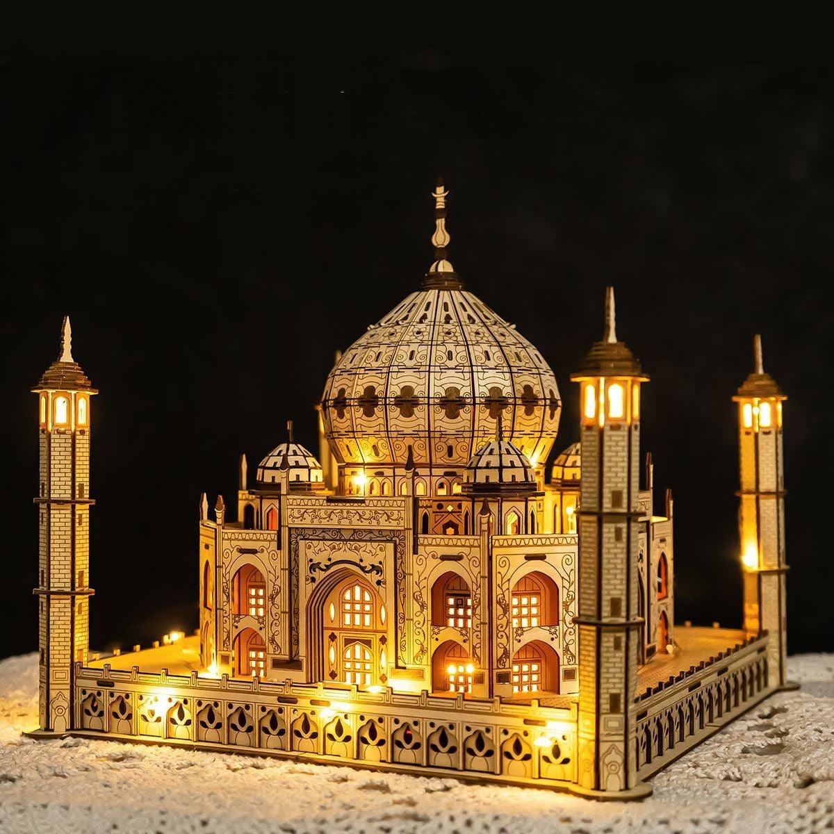 DIY Taj Mahal 3D Wooden Puzzle - The Emporium