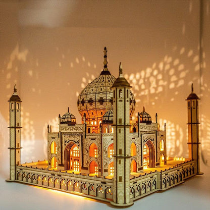 DIY Taj Mahal 3D Wooden Puzzle - The Emporium