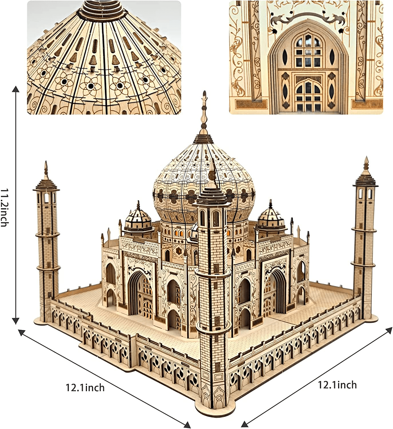 DIY Taj Mahal 3D Wooden Puzzle - The Emporium