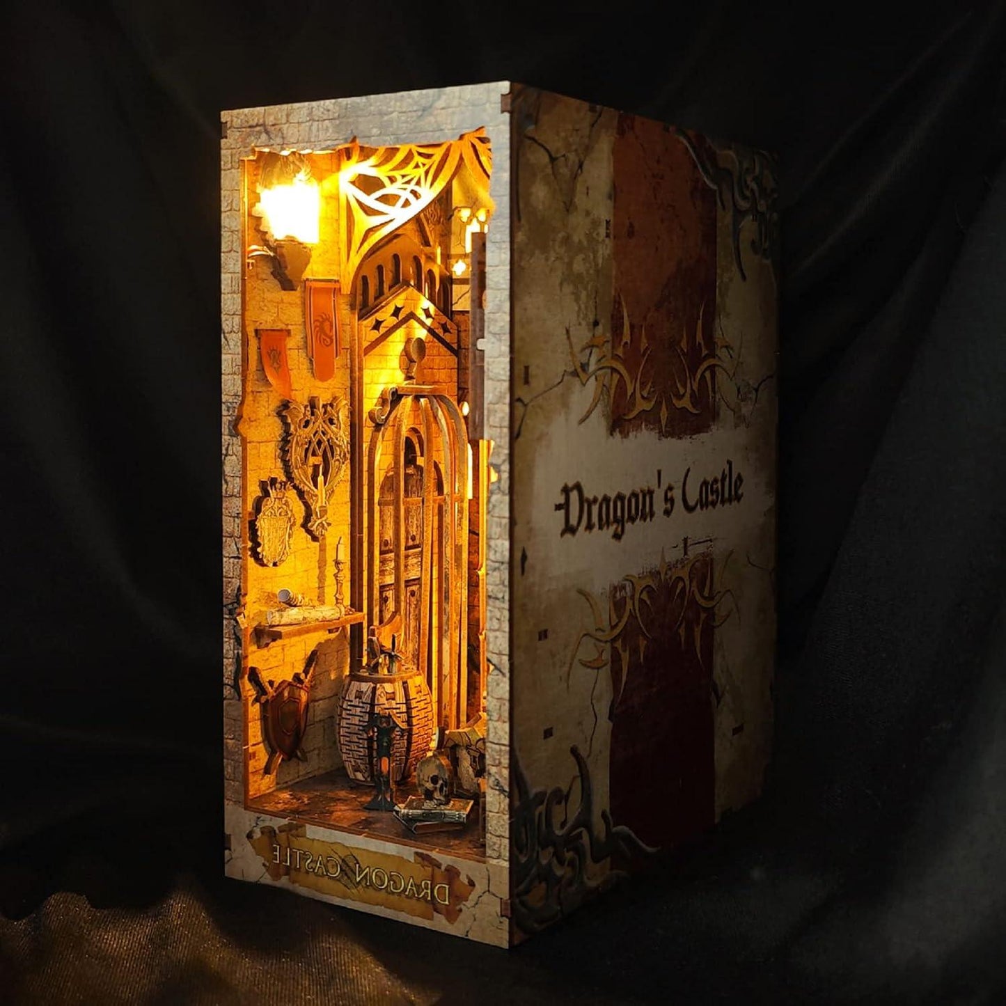 Dragon Castle | DIY Book Nook Shelf Insert Kit - The Emporium