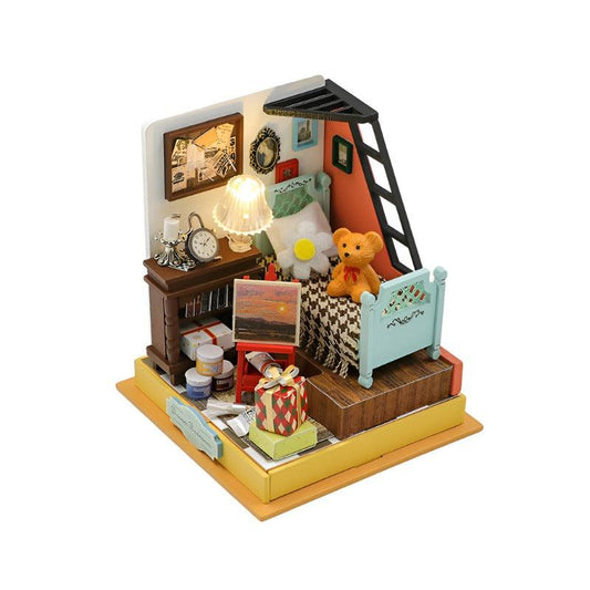 Dream Bedroom | Palm-Sized DIY Miniature House Kit - The Emporium