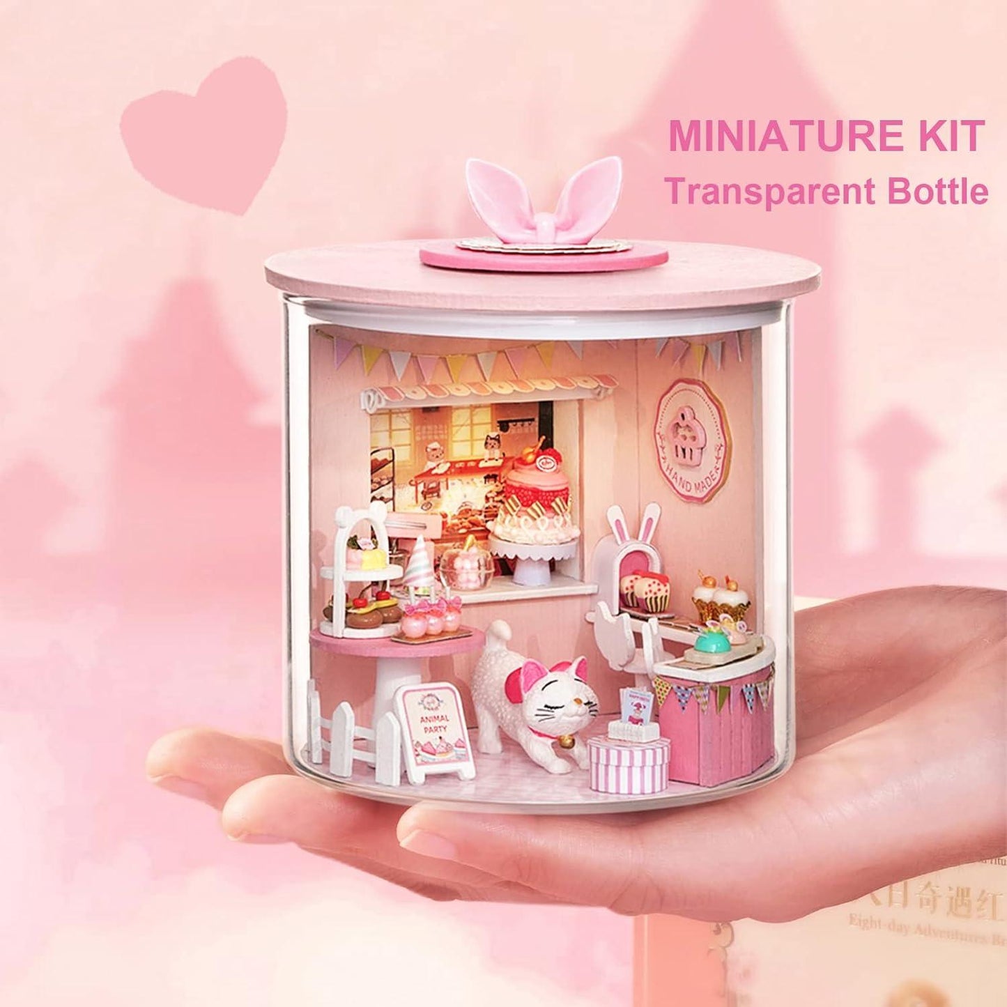 Dream Bottle Series DIY House Miniature Kit | Kitten's Cake House - The Emporium