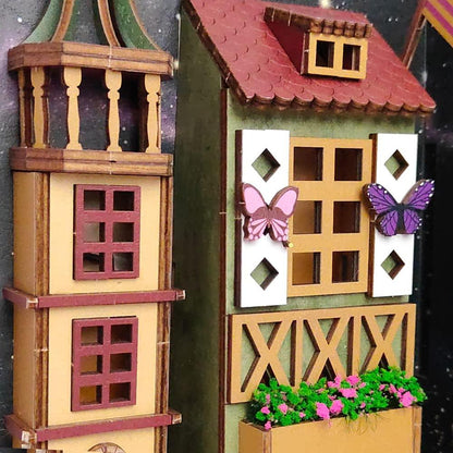 Dreamland of Alsace | DIY Book Nook Shelf Insert Kit - The Emporium