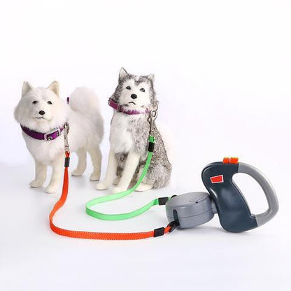 Dual Retractable Dog Leash - The Emporium