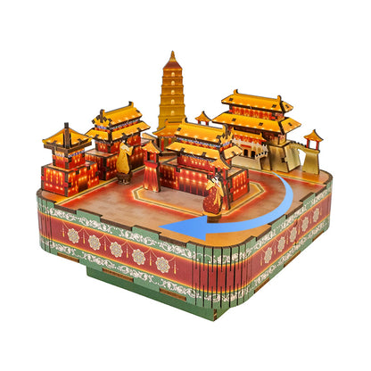 DIY 3D Wooden Puzzle Music Box | Dream To Tang Dynasty