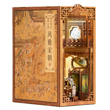 Elegant Song Dynasty DIY Book Nook Shelf Insert Kit - The Emporium