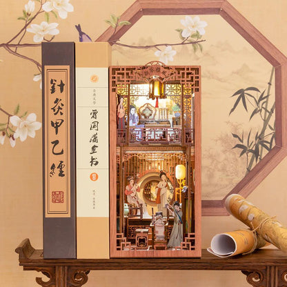 Elegant Song Dynasty DIY Book Nook Shelf Insert Kit - The Emporium