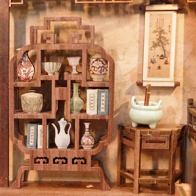 Elegant Song Dynasty DIY Book Nook Shelf Insert Kit - The Emporium