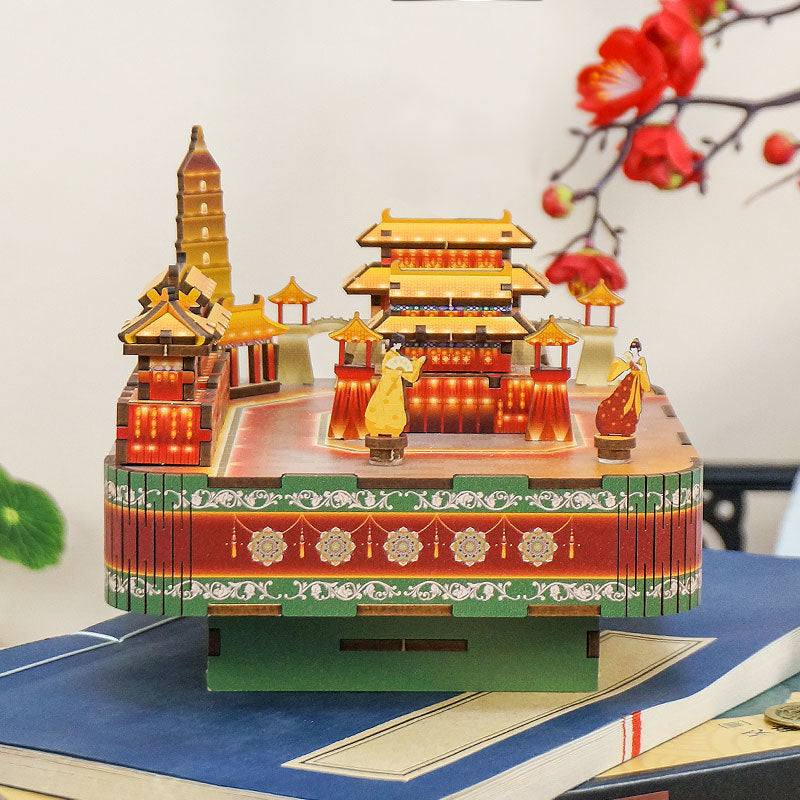 DIY 3D Wooden Puzzle Music Box | Dream To Tang Dynasty