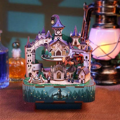 DIY 3D Wooden Puzzle Music Box | Magical Castle - The Emporium