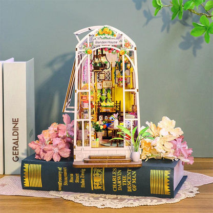 Garden House | DIY Book Nook Shelf Insert Kit - The Emporium