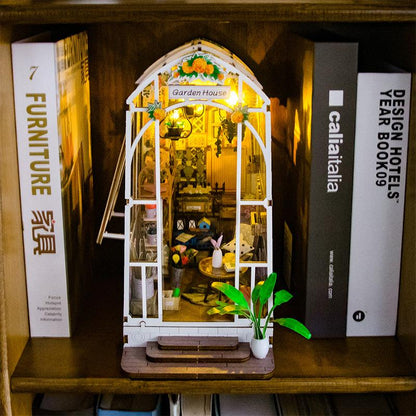 Garden House | DIY Book Nook Shelf Insert Kit - The Emporium