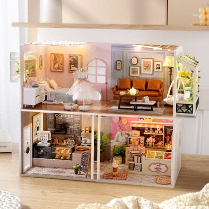 Happy Ice Cream Shop | DIY Miniature House Kit - The Emporium