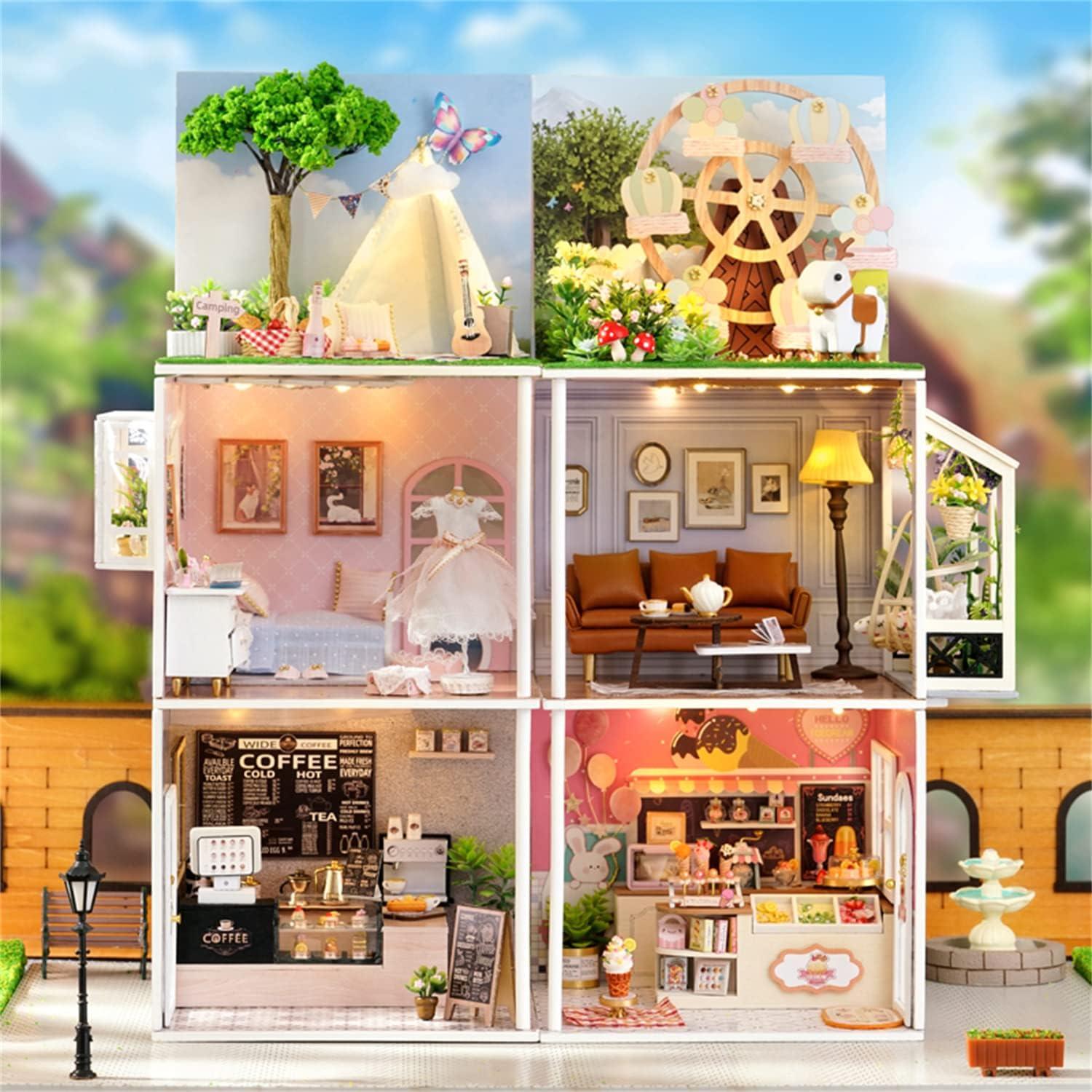 Happy Ice Cream Shop | DIY Miniature House Kit - The Emporium