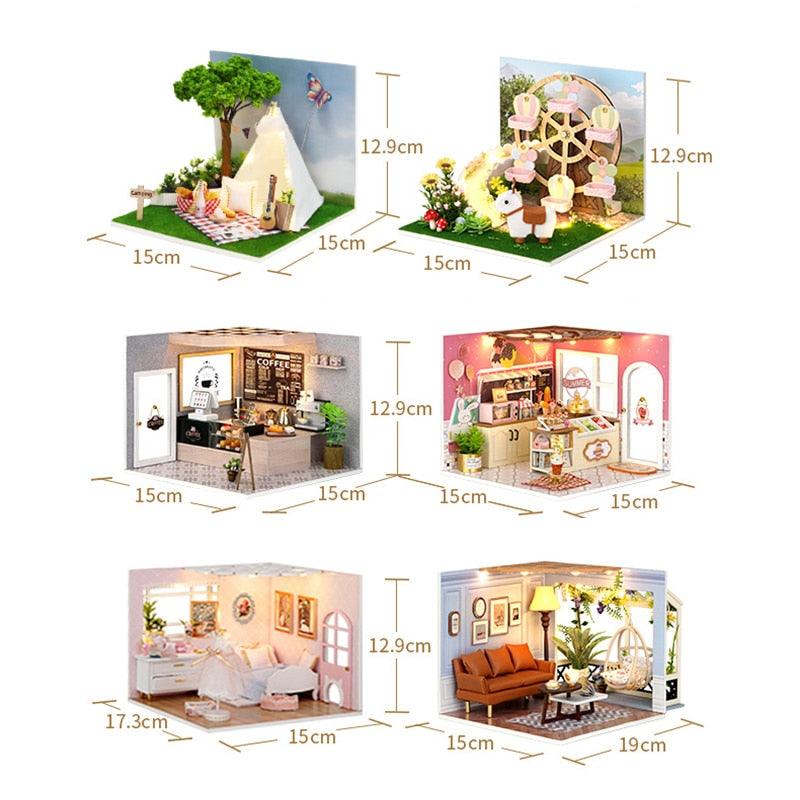 Happy Ice Cream Shop | DIY Miniature House Kit - The Emporium