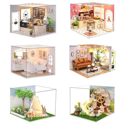 Happy Ice Cream Shop | DIY Miniature House Kit - The Emporium