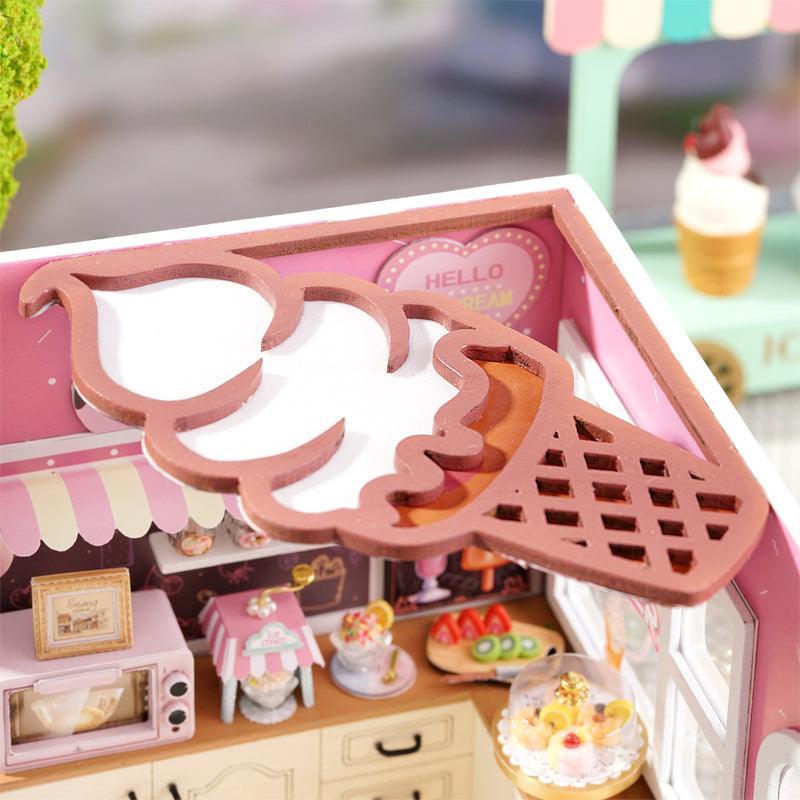 Happy Ice Cream Shop | DIY Miniature House Kit - The Emporium