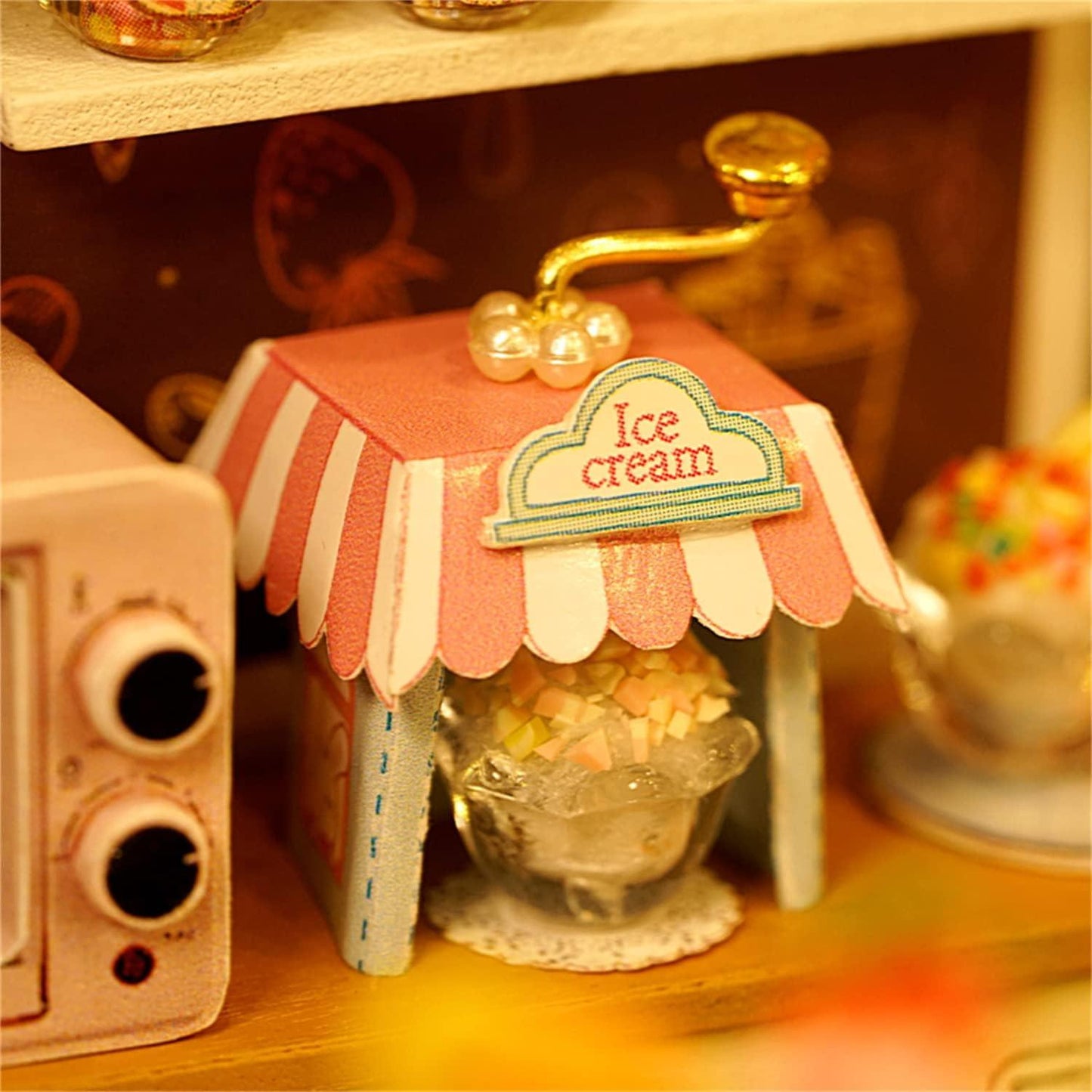 Happy Ice Cream Shop | DIY Miniature House Kit - The Emporium