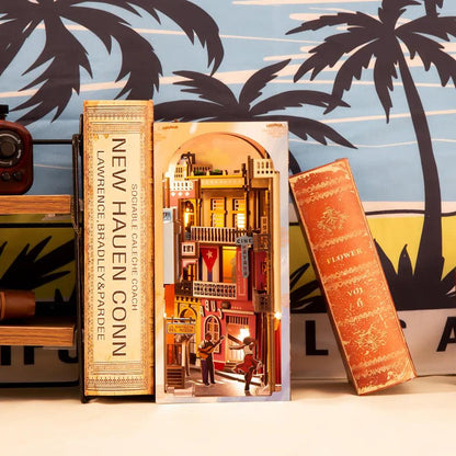 Havana Stroll | DIY Book Nook Shelf Insert Kit - The Emporium