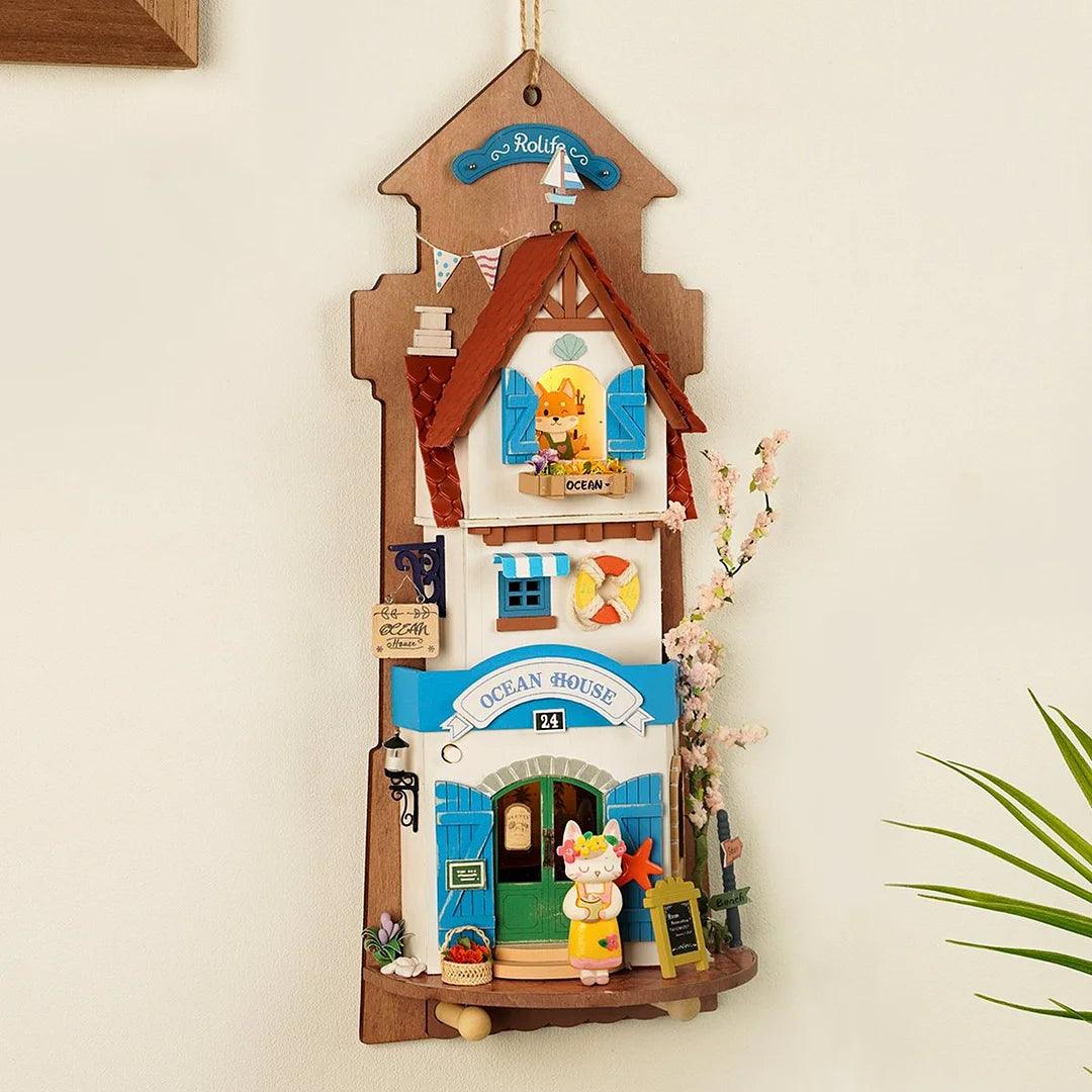 Island Dream Villa DIY Wall Hanging Miniature House Kit DS022 - The Emporium