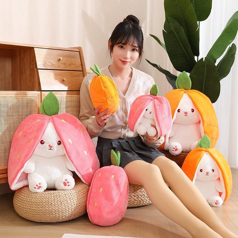 Kawaii Fruit Bunny Plush Doll - The Emporium