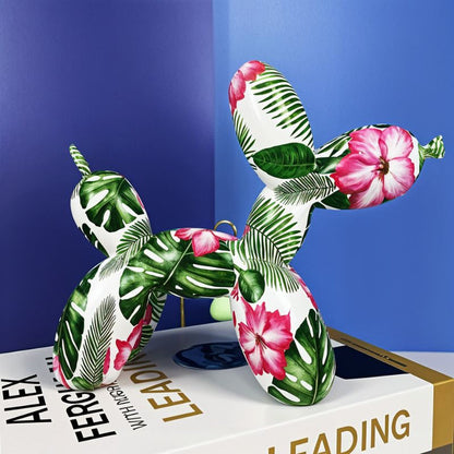 European Style Balloon Dog Resin Ornament