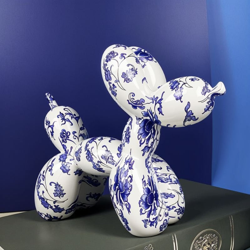 European Style Balloon Dog Resin Ornament