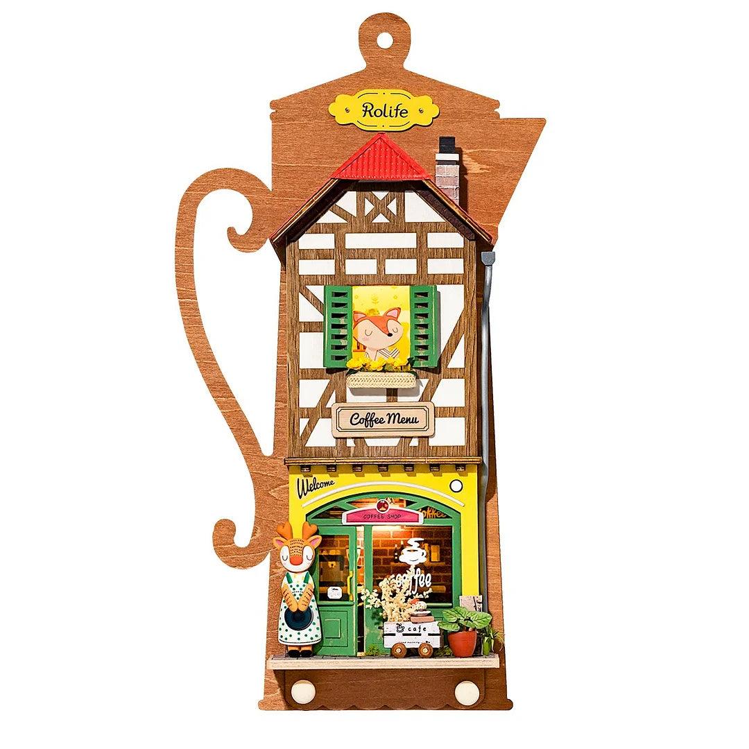 Lazy Coffee House DIY Wall Hanging Miniature House Kit DS020 - The Emporium