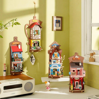 Lazy Coffee House DIY Wall Hanging Miniature House Kit DS020 - The Emporium