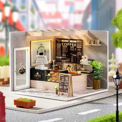 Leisurely Coffee Shop | DIY Miniature House Kit - The Emporium