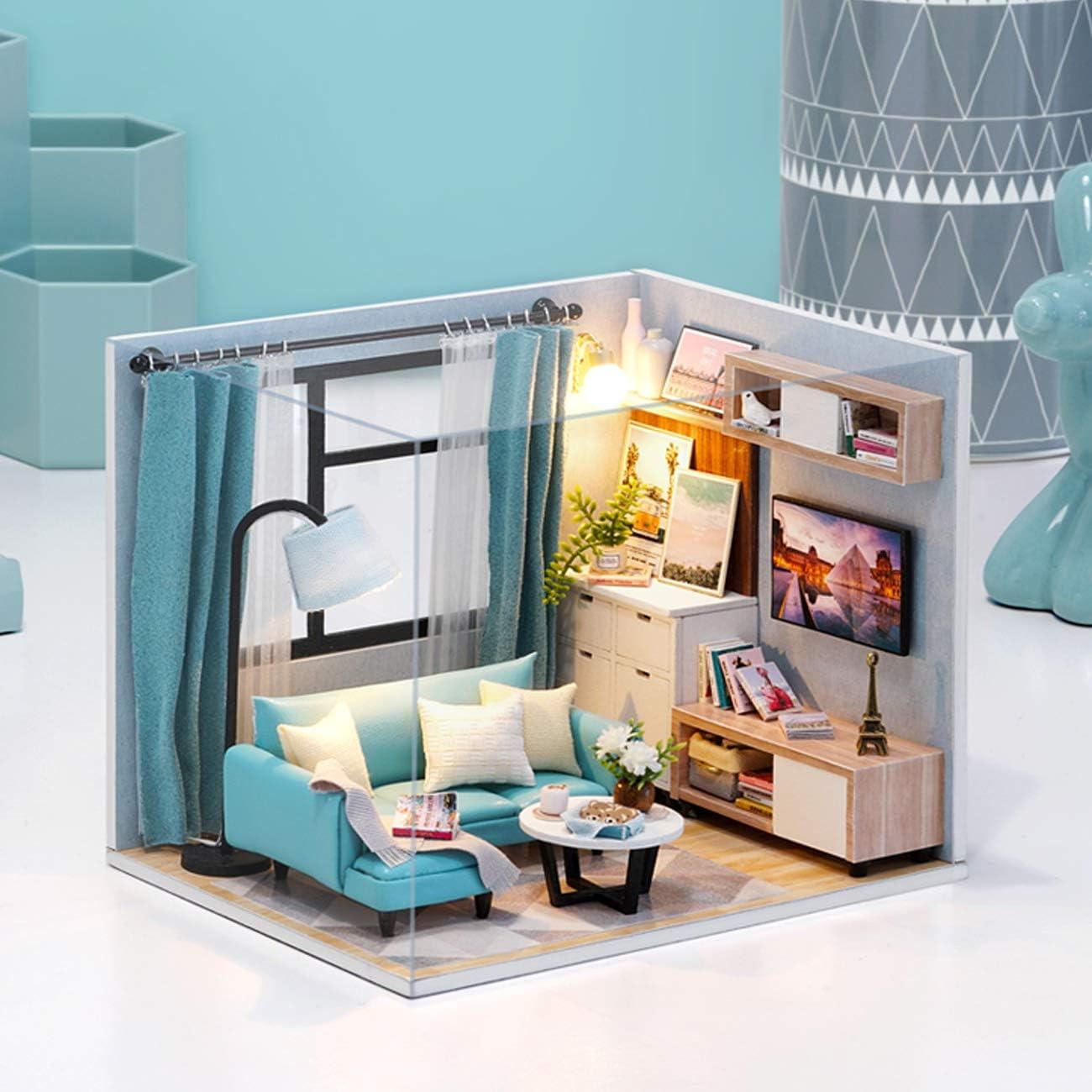 Living Room DIY Miniature House Kit - The Emporium