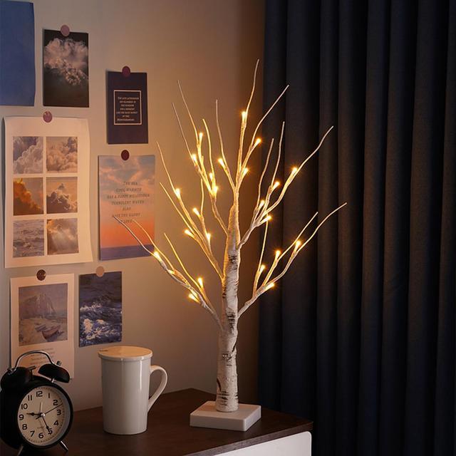 Mini Copper Wire Birch Tree Light - The Emporium