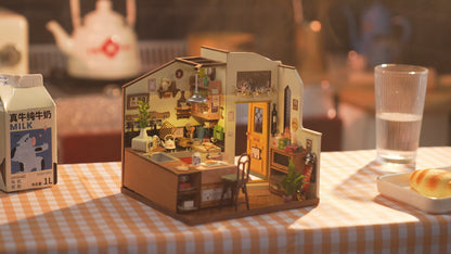 Rolife Cozy Kitchen Miniature House DIY Kit DG159